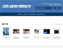 Tablet Screenshot of coolwaterproducts.com